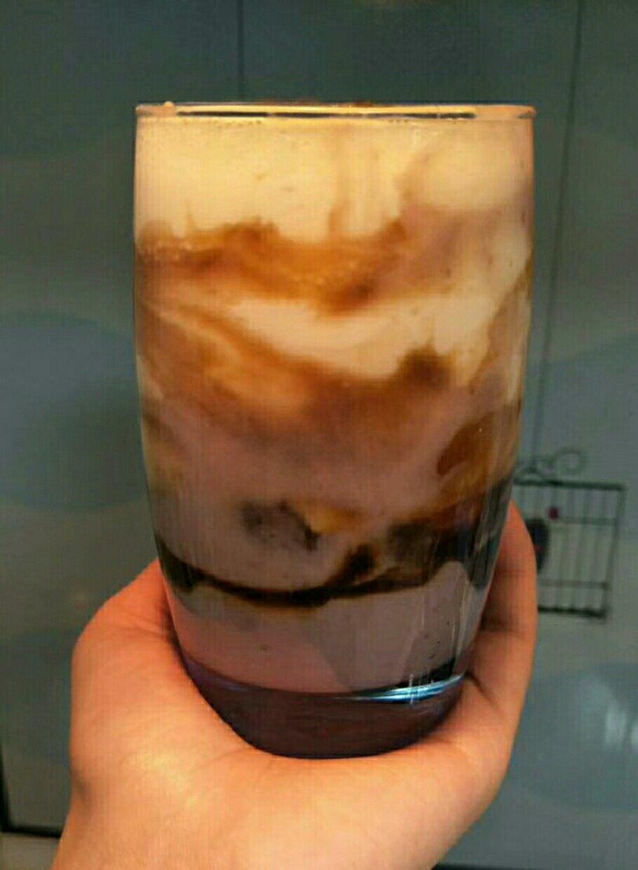 黑糖珍珠鲜奶-在家喝鹿角巷