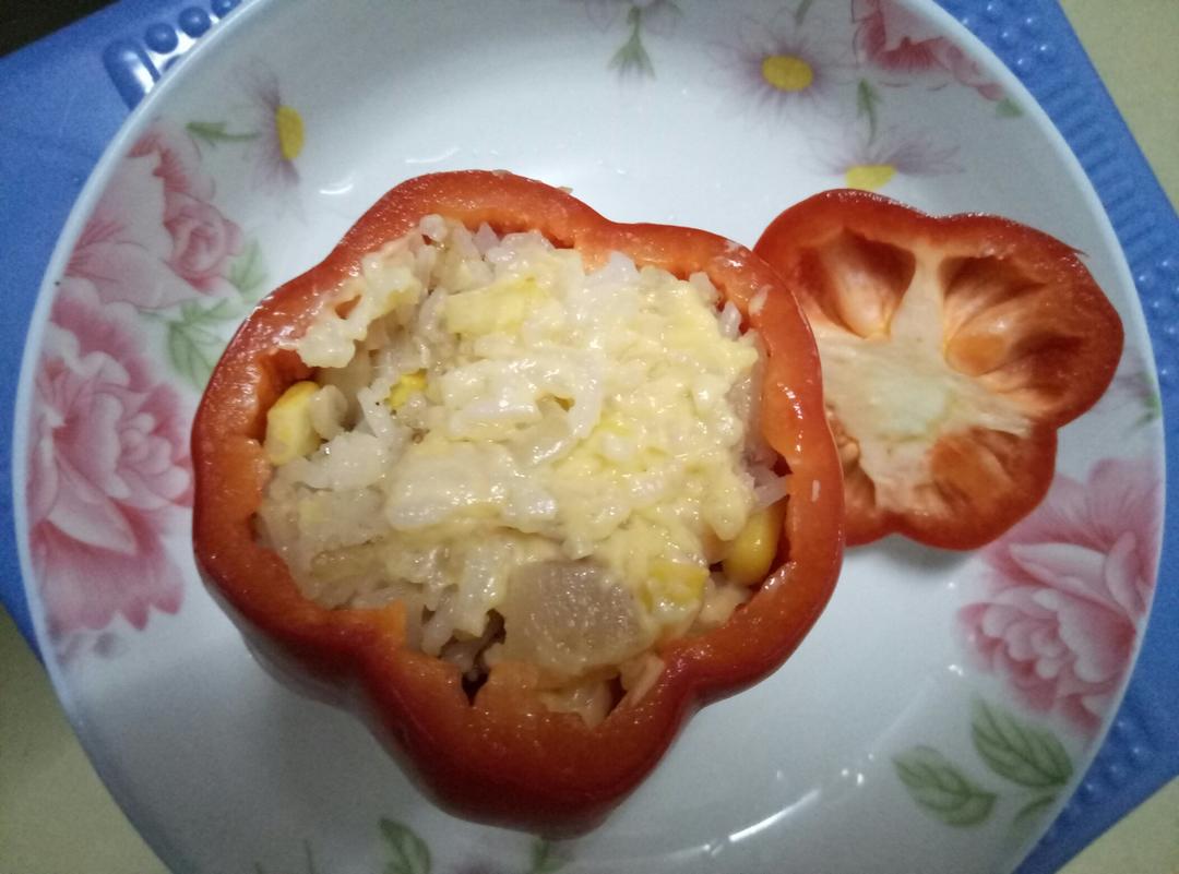 彩椒焗饭