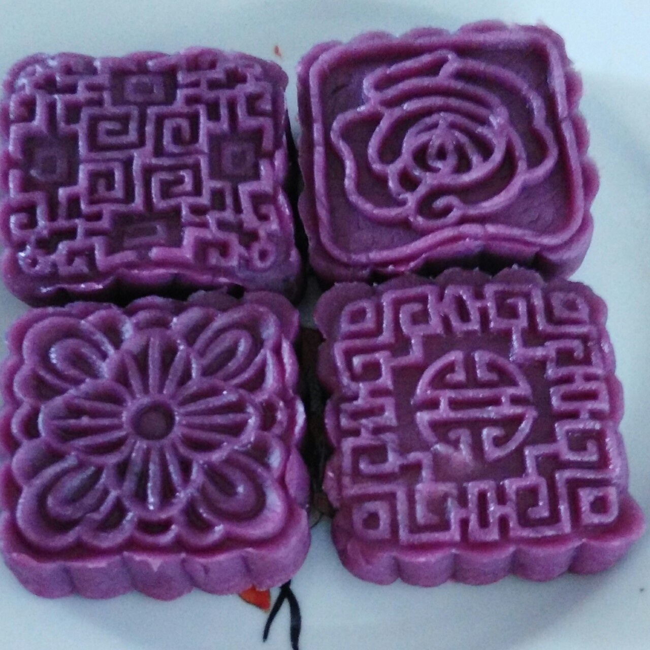 紫薯红豆糕
