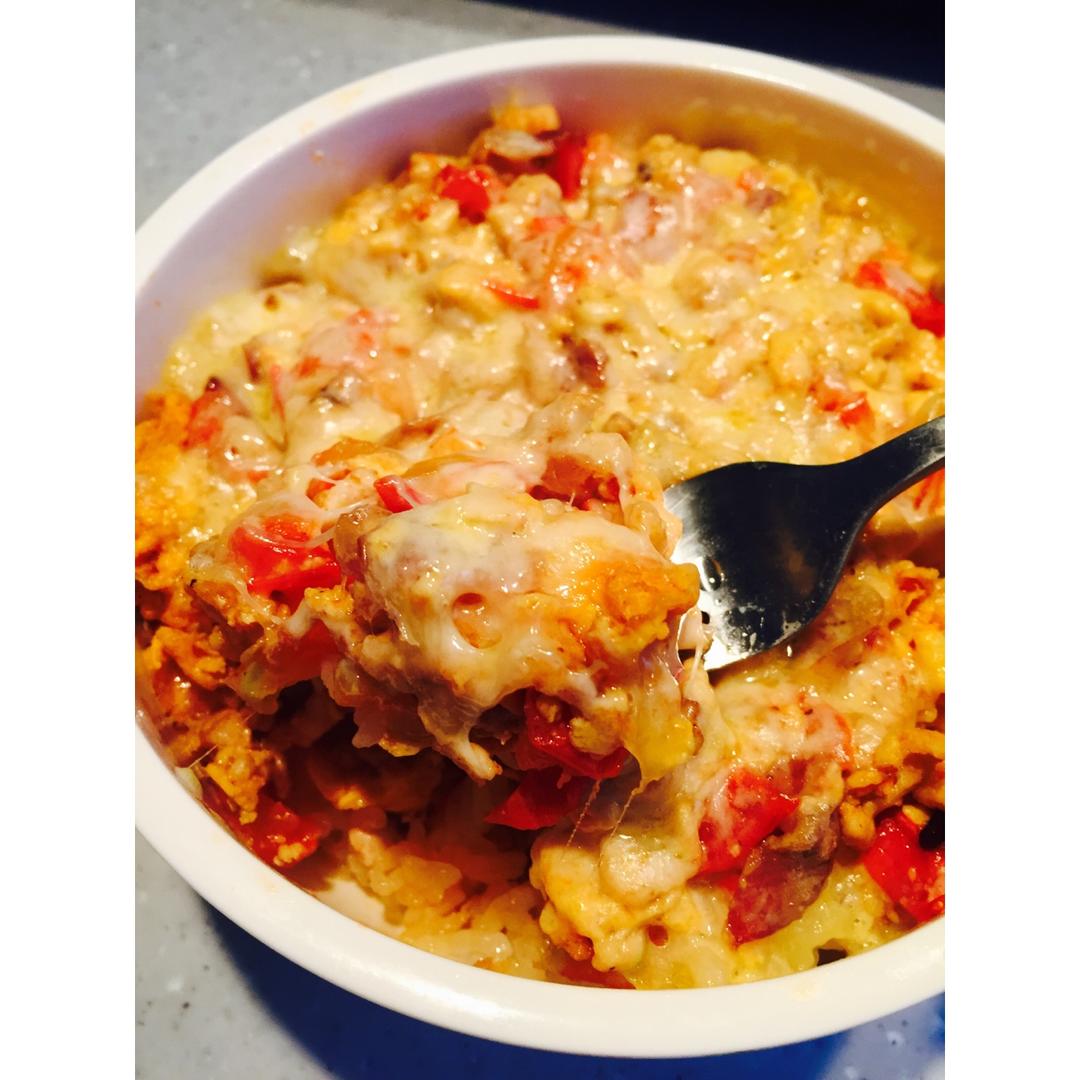 蕃茄肉酱奶酪焗饭