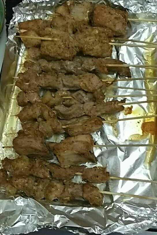 烤箱猪肉串