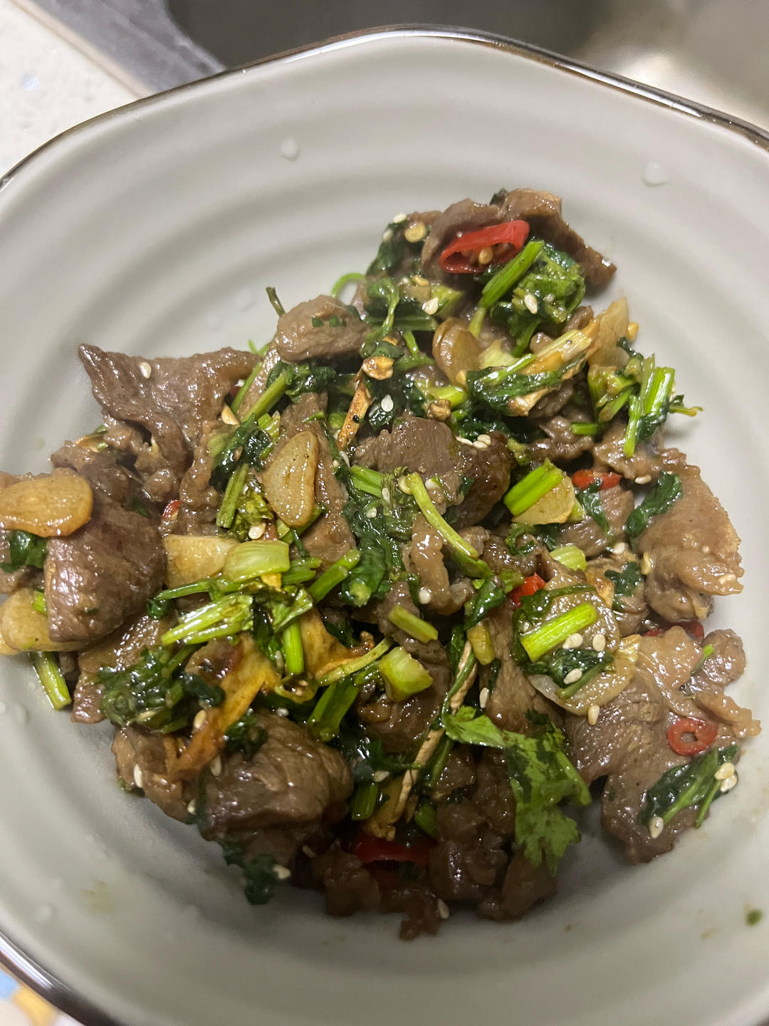 香菜牛肉
