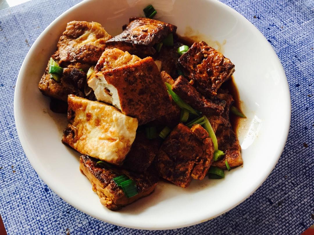 蚝油嫩豆腐