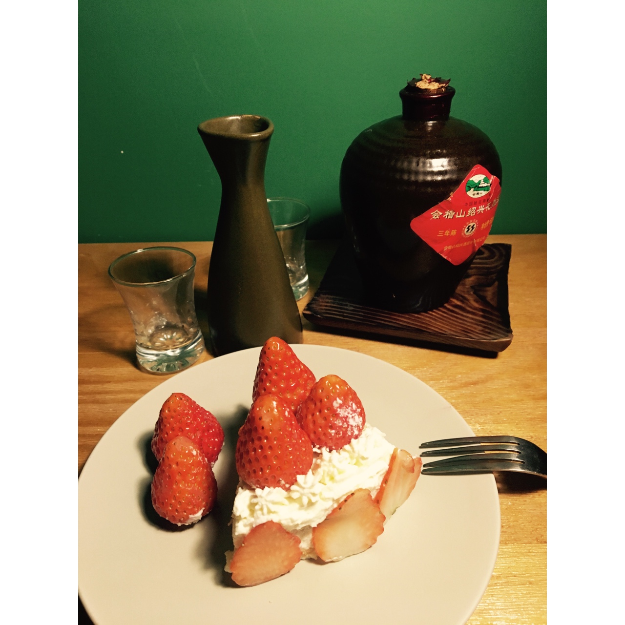 草莓鲜奶油蛋糕