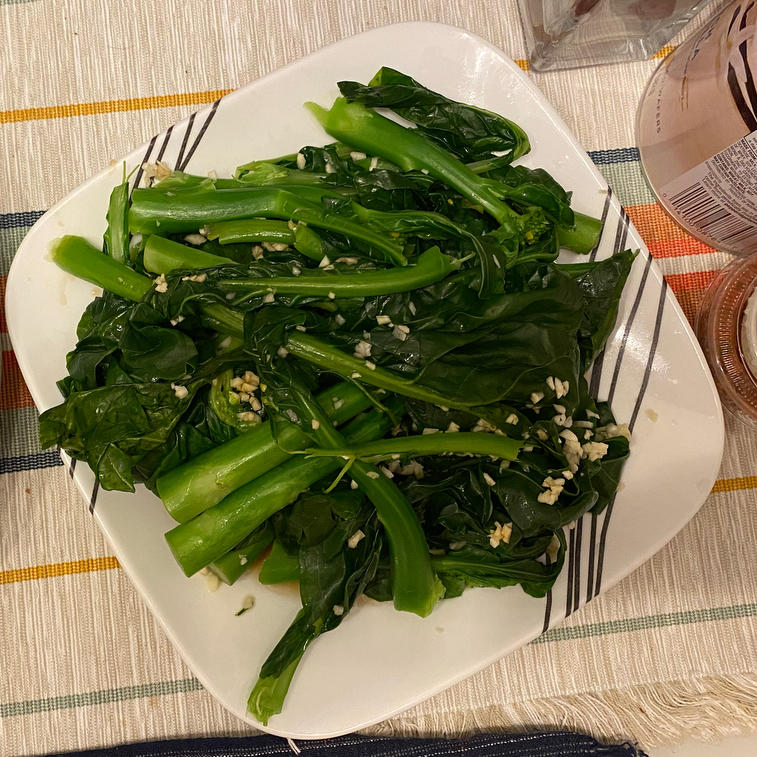 白灼芥蓝