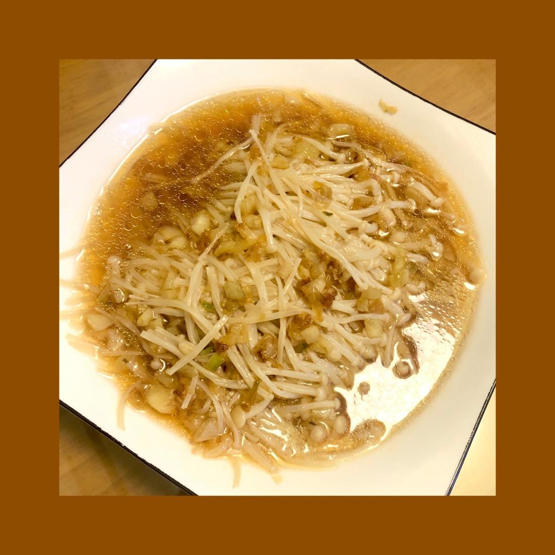蒜蓉蒸金针菇