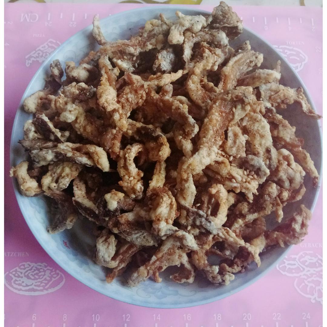 简易干炸蘑菇
