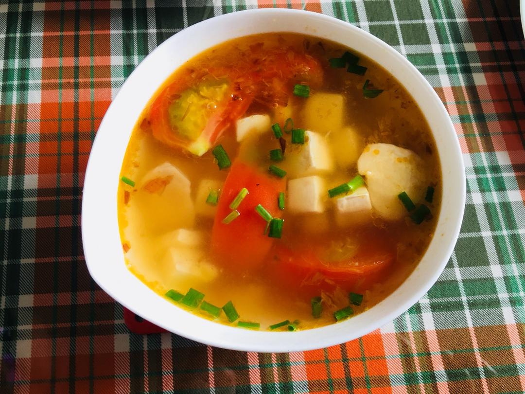 番茄豆腐汤