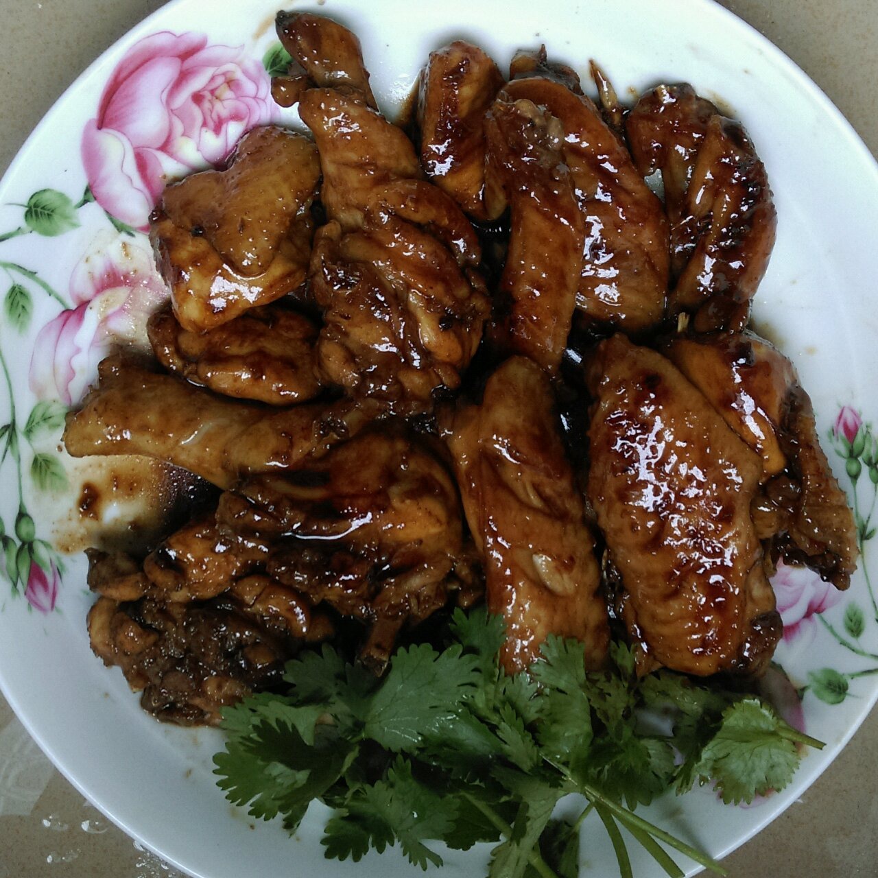 可乐鸡翅（无油加姜版）