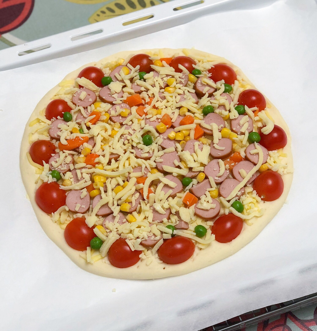 简单又好吃的8寸芝心披萨（含松软饼皮做法）