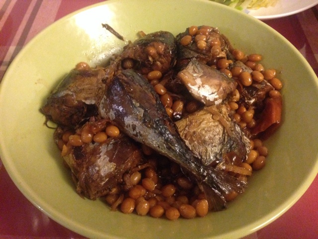 快乐的厨婆做的鲅鱼炖豆