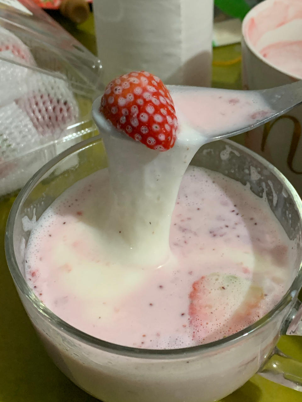牛奶🥛拉丝麻薯