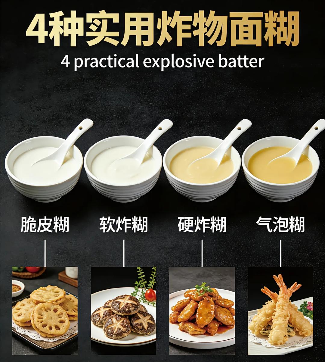 4种实用炸物面糊
