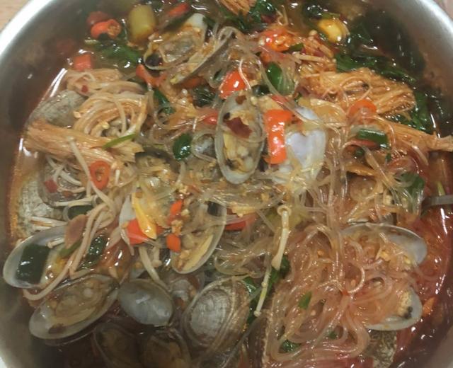 花甲粉丝汤(不用锡纸)的做法