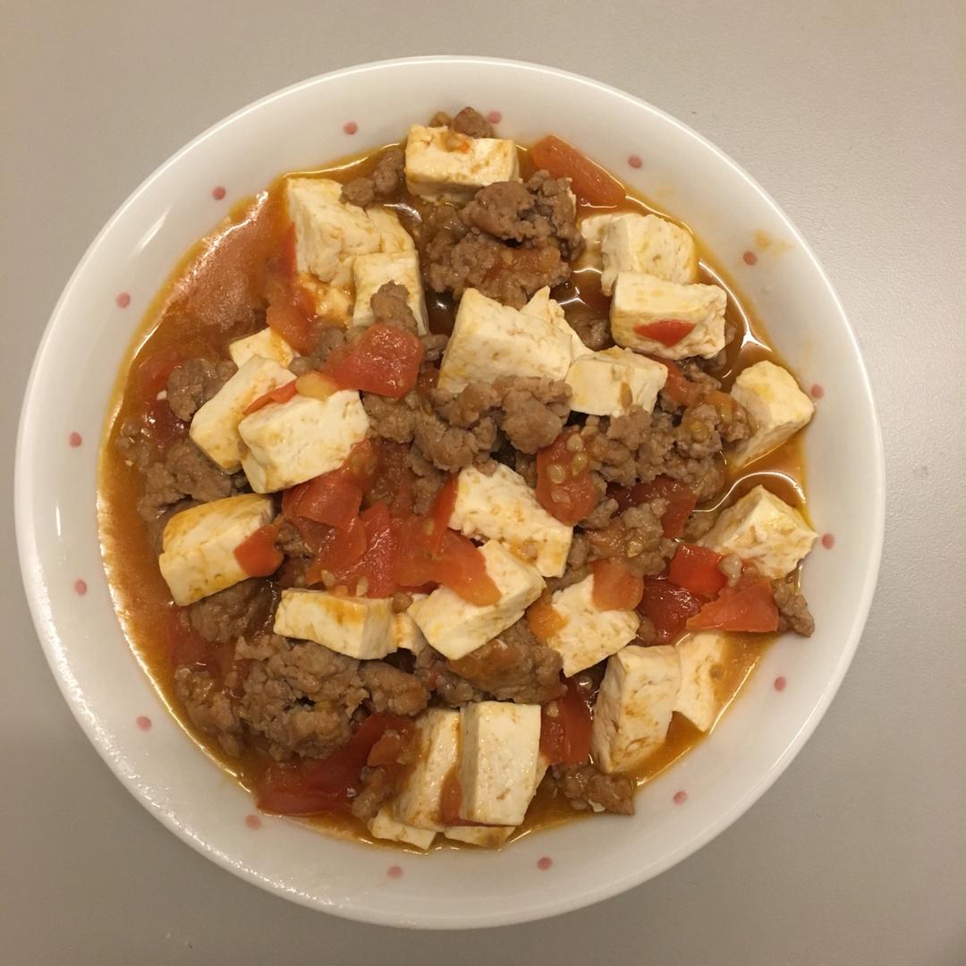 肉末番茄豆腐