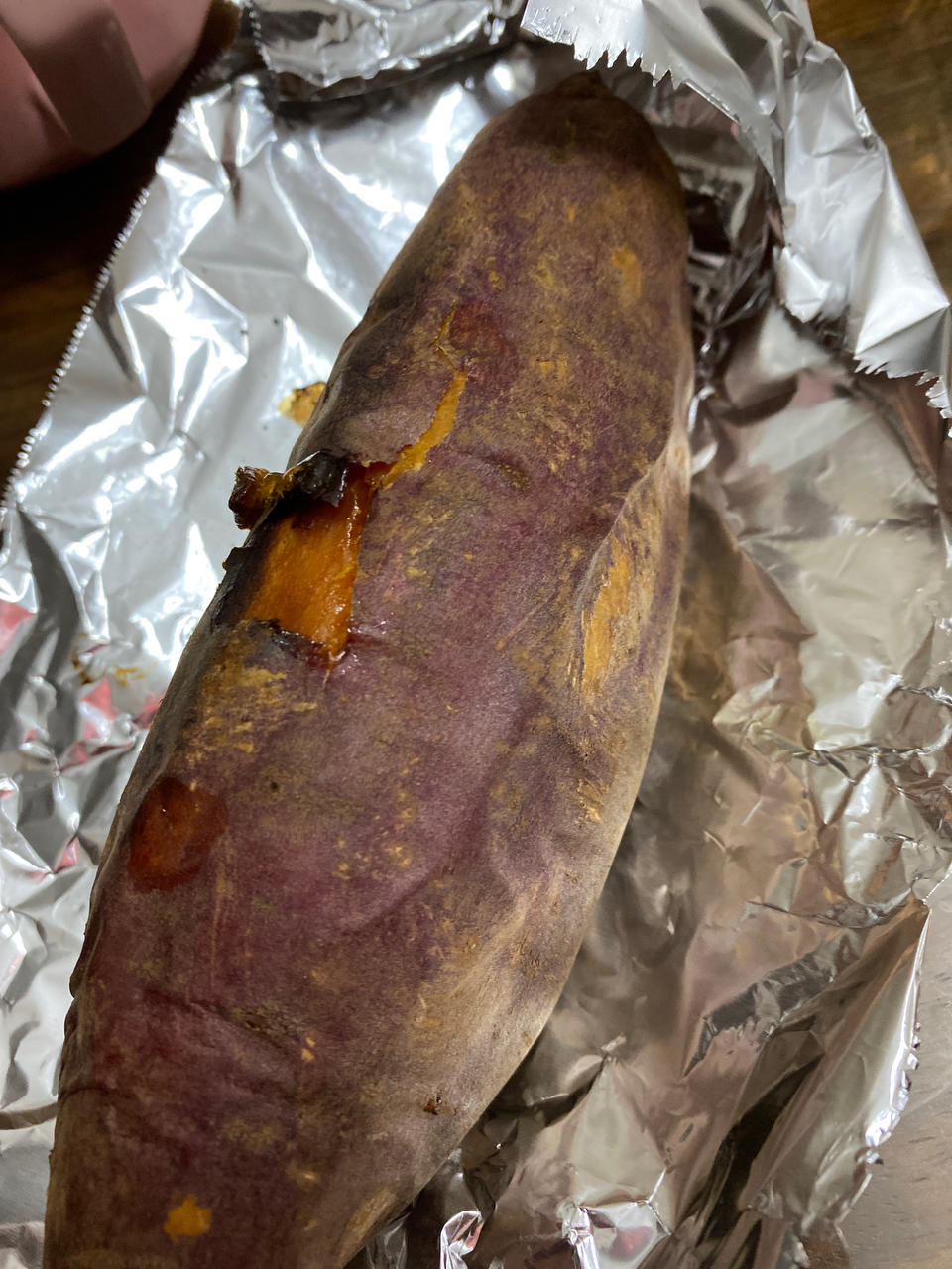 【烤箱版烤红薯】