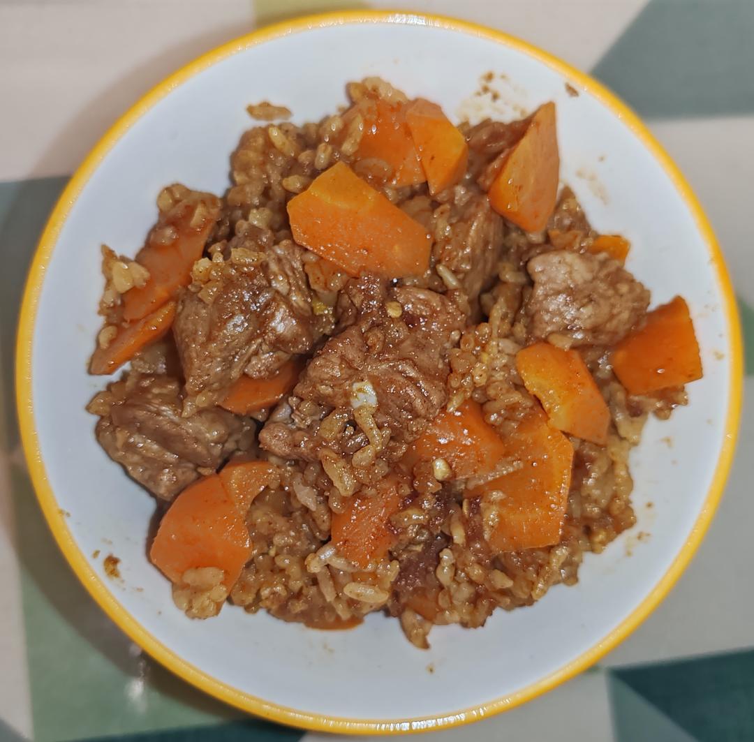 懒人电饭煲版--咖喱排骨饭