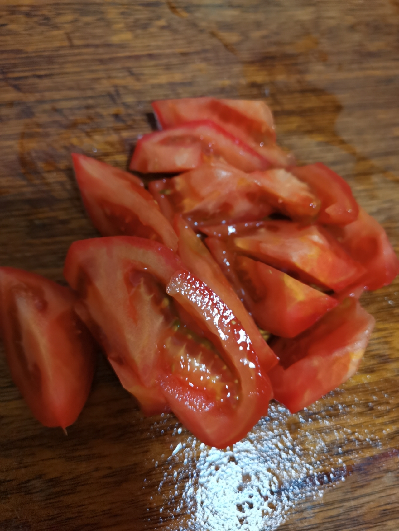 孩子超喜欢的西红柿烧茄子的做法 步骤4