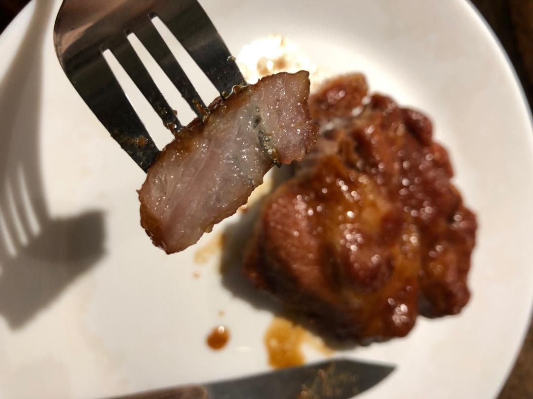 超简单平底锅叉烧肉，多汁味浓不能再快手