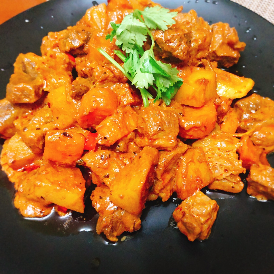 【山姆厨房】泰式红咖喱牛腩panang curry with beef