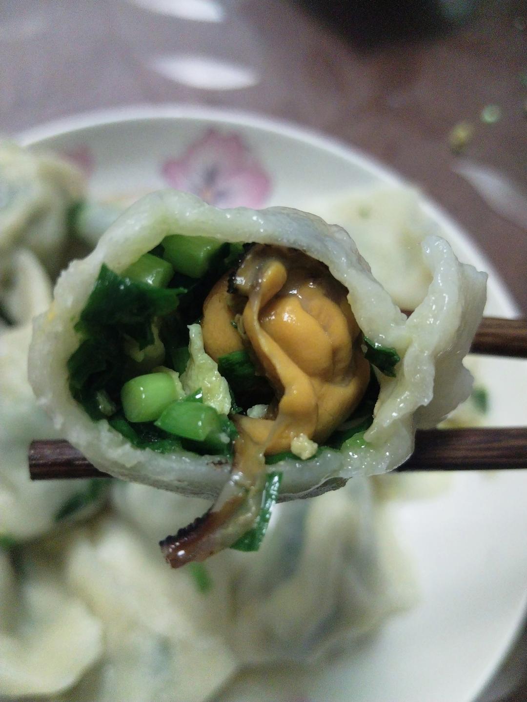 海虹韭菜鸡蛋🥚馅饺子🥟