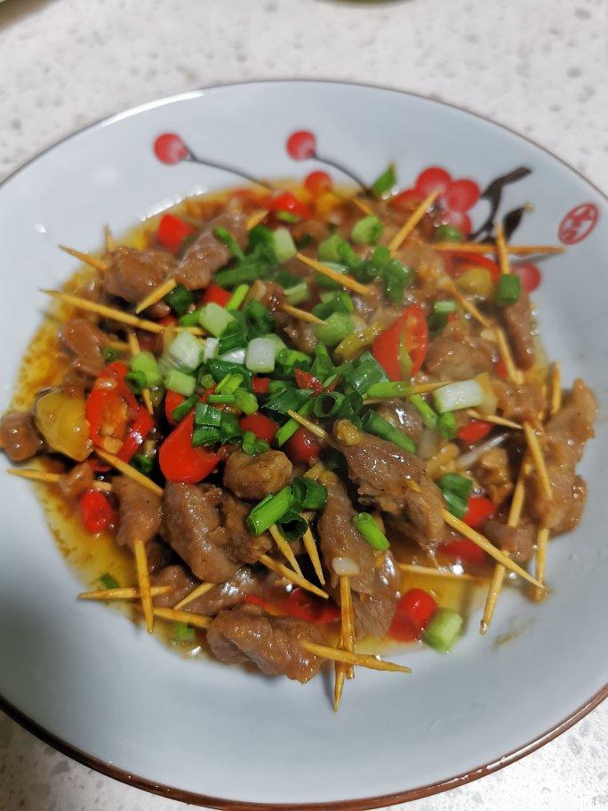 牙签牛肉 道地湖南味