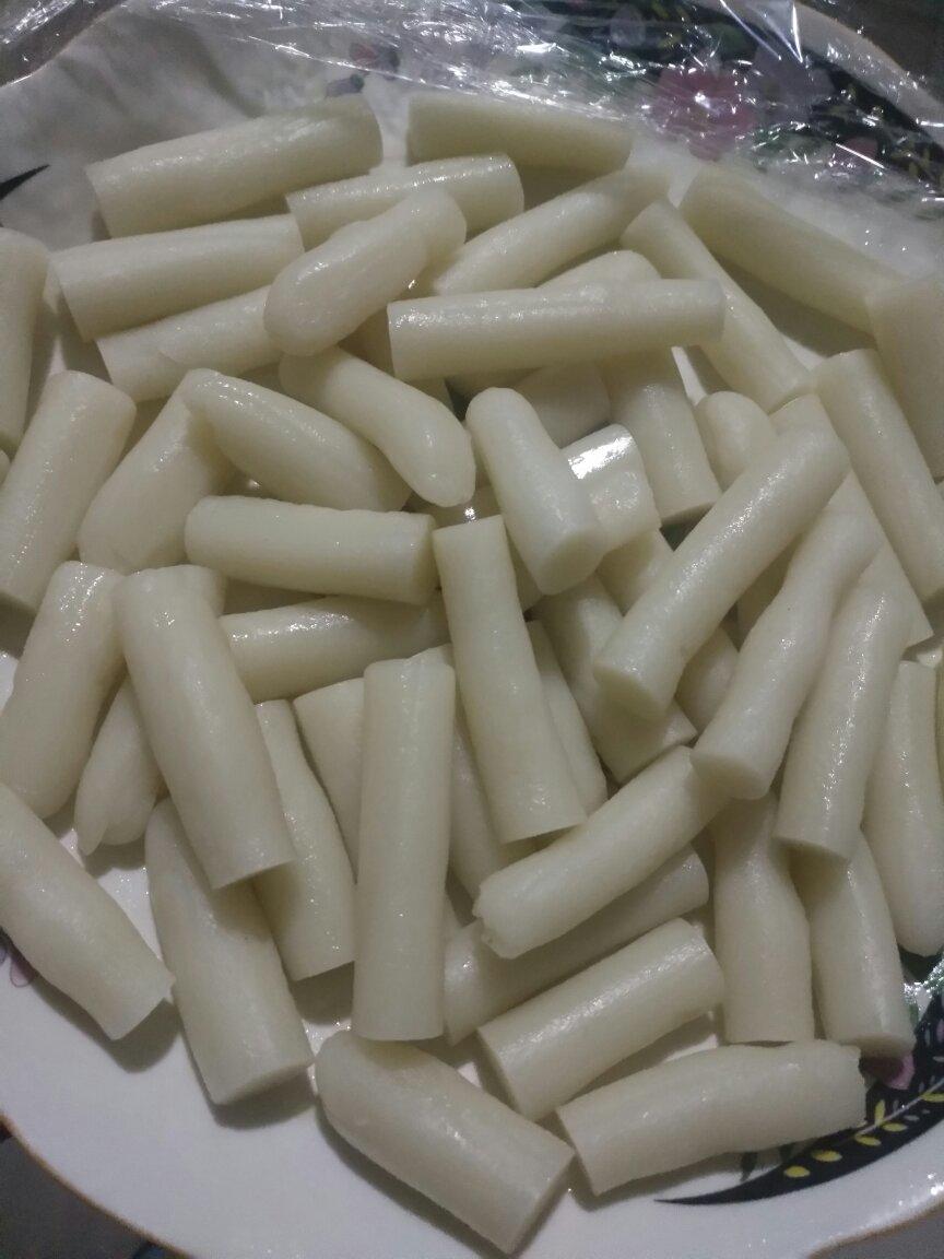 超大的马坨坨做的自制韩国年糕