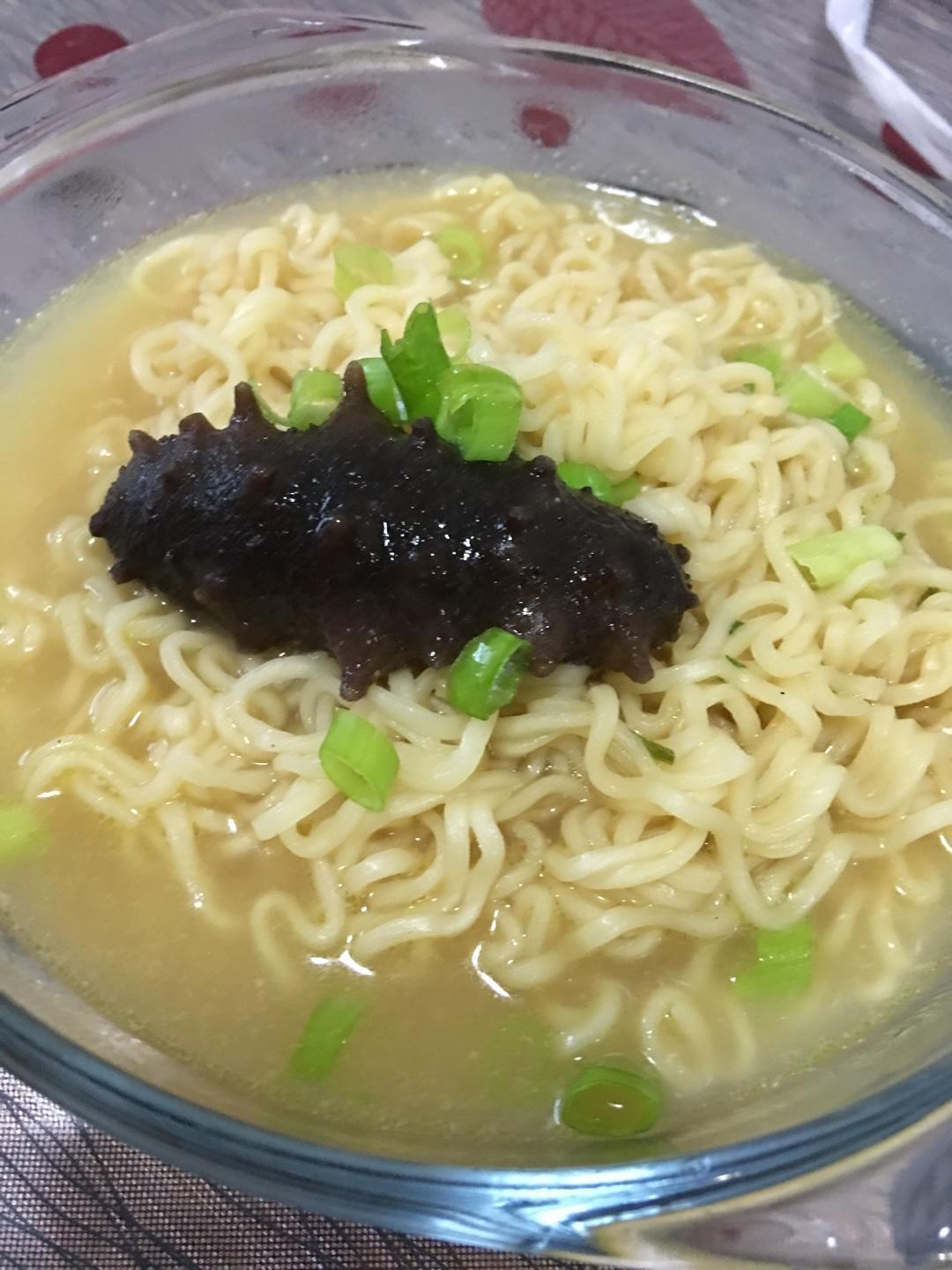 简易海参面的做法