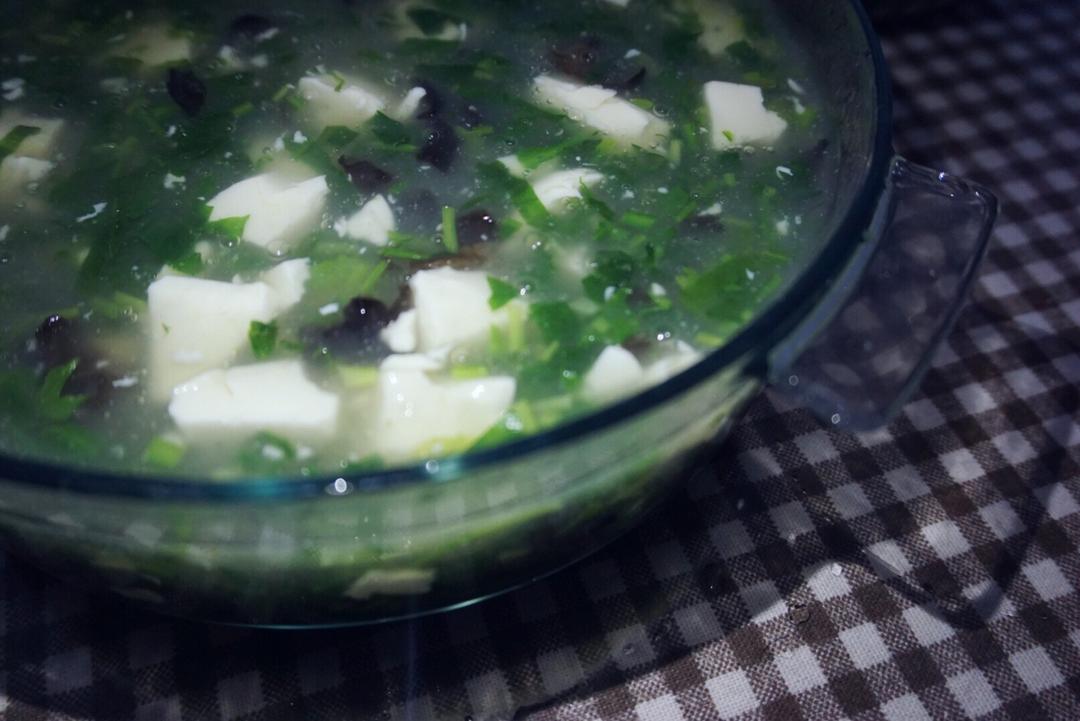 荠菜豆腐羹