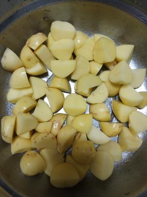 孜然土豆粒的做法 步骤3