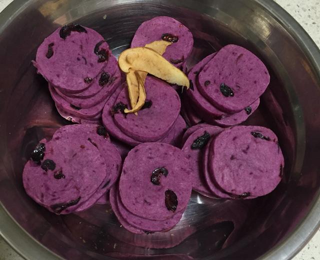 紫薯蔓越梅饼干