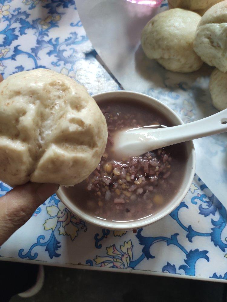 全麦馒头（一次发酵）