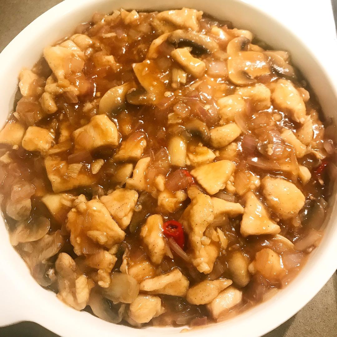 洋葱炒鸡肉