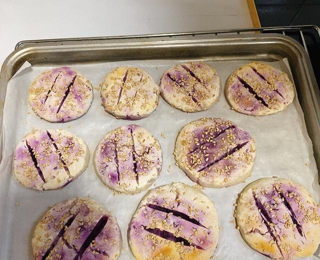 低卡山药紫薯饼