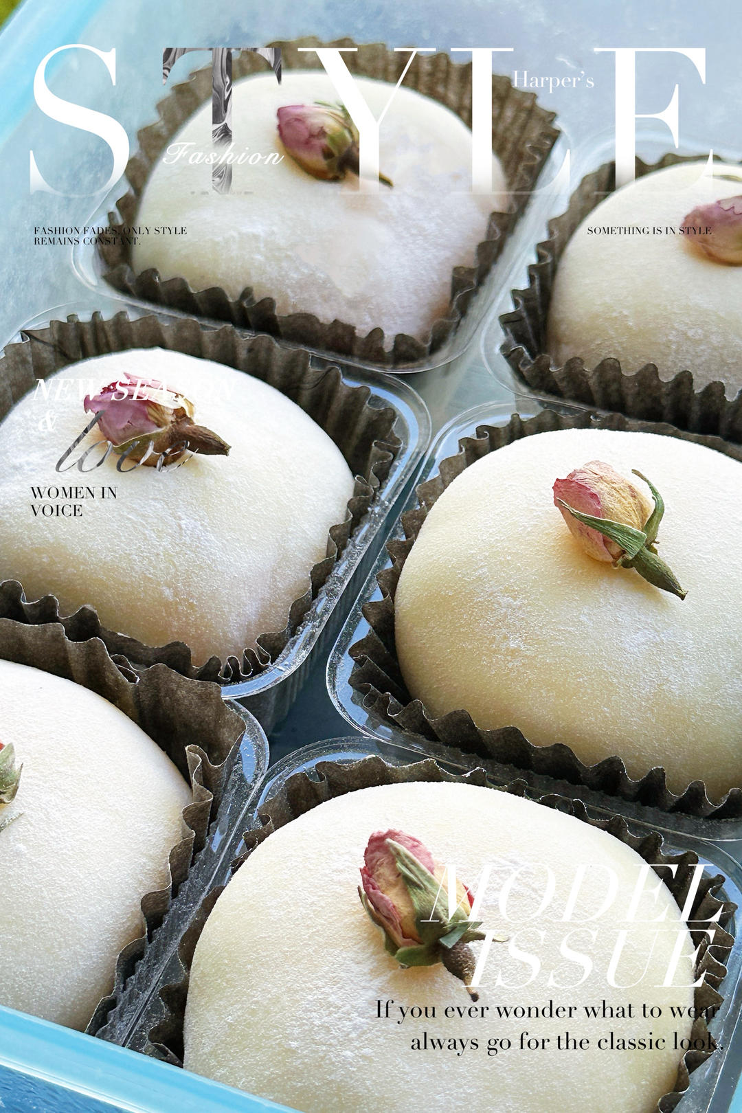 糯叽叽的芒果雪媚娘.大福