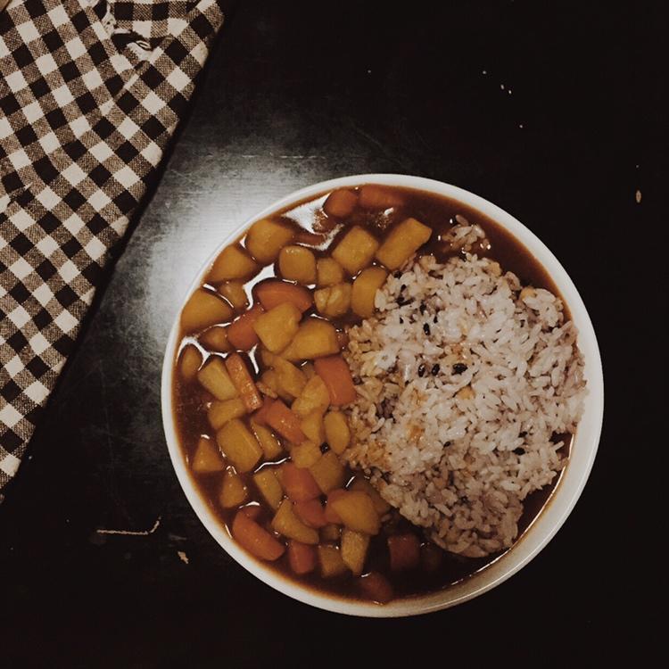 基础版土豆咖喱饭