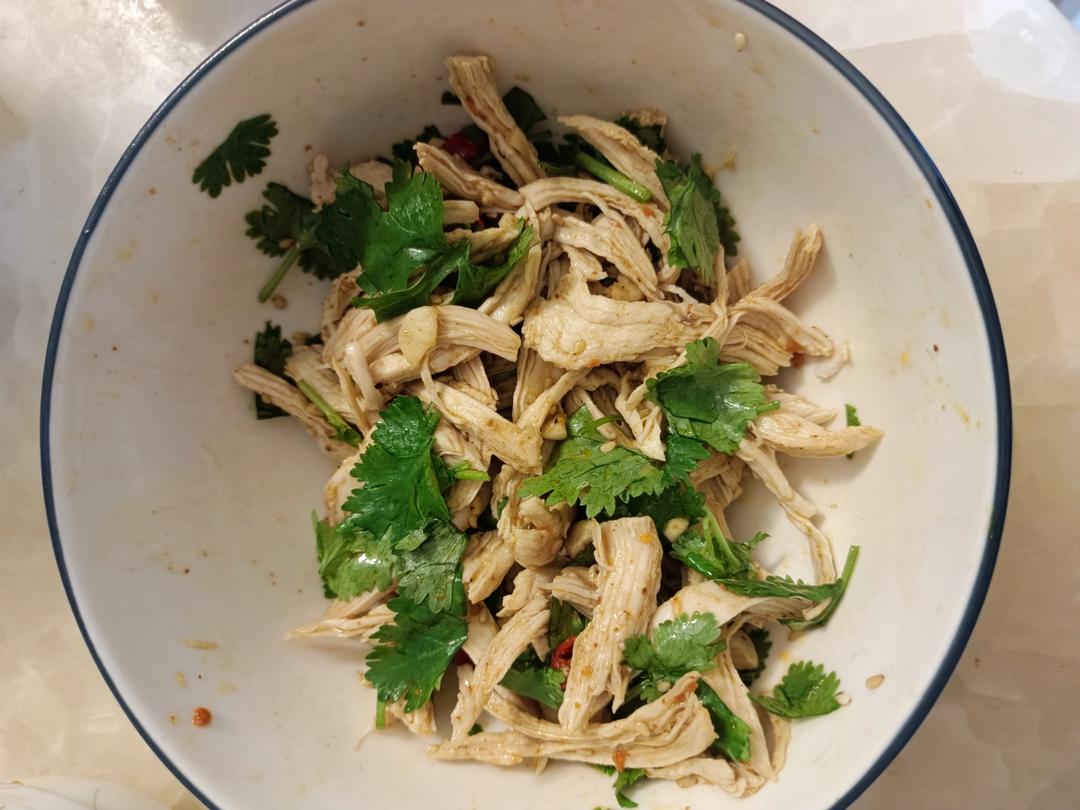鸡胸肉这样做巨好吃❗️凉拌鸡丝😋低脂高蛋白