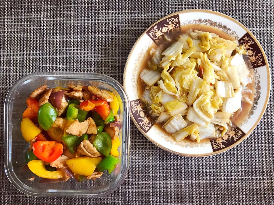 『彩椒滑鸡片』