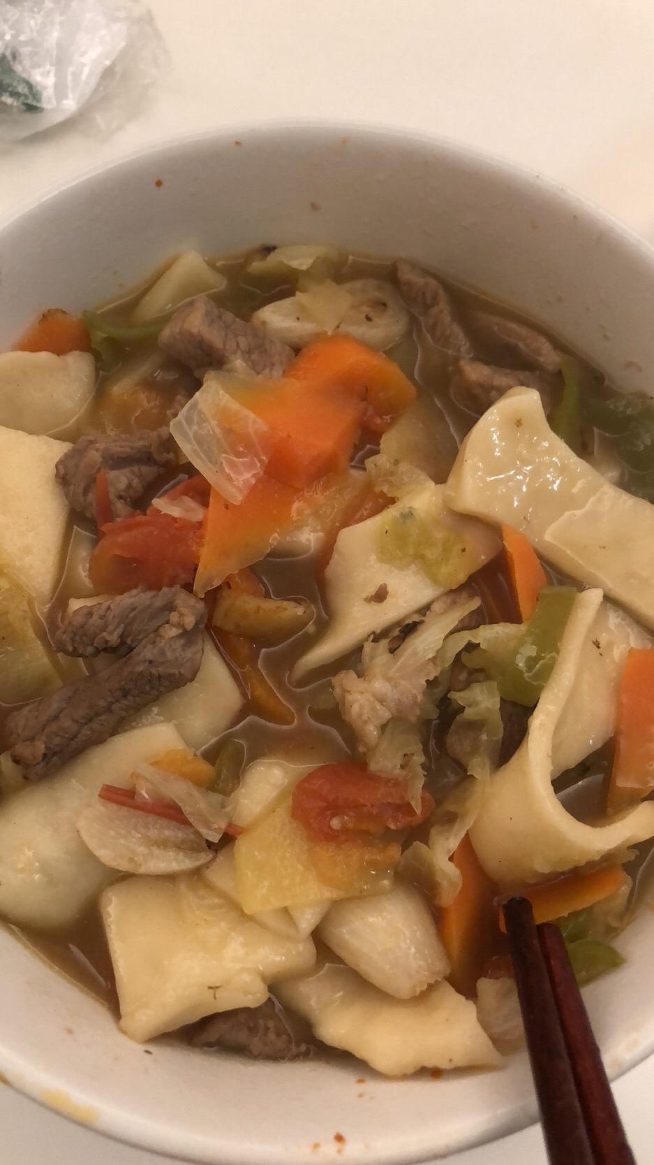 新疆汤饭（揪片子）附揪面片图解