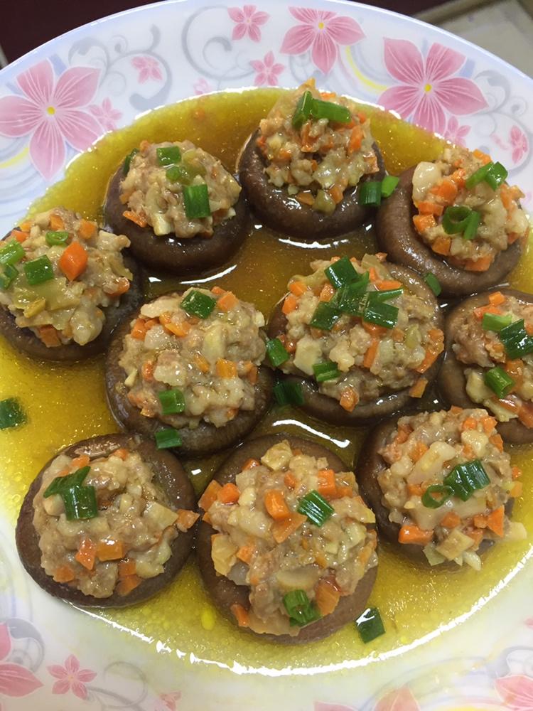 美味香菇蒸肉末