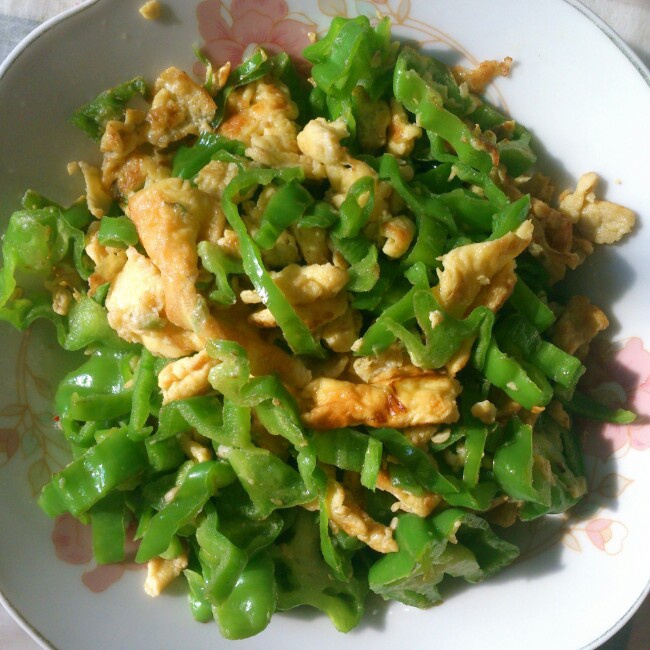 青椒炒蛋
