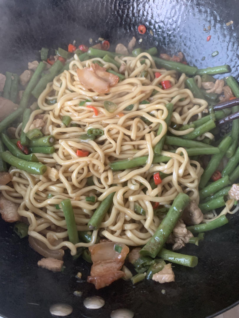 豆角焖面(附带挂面版)