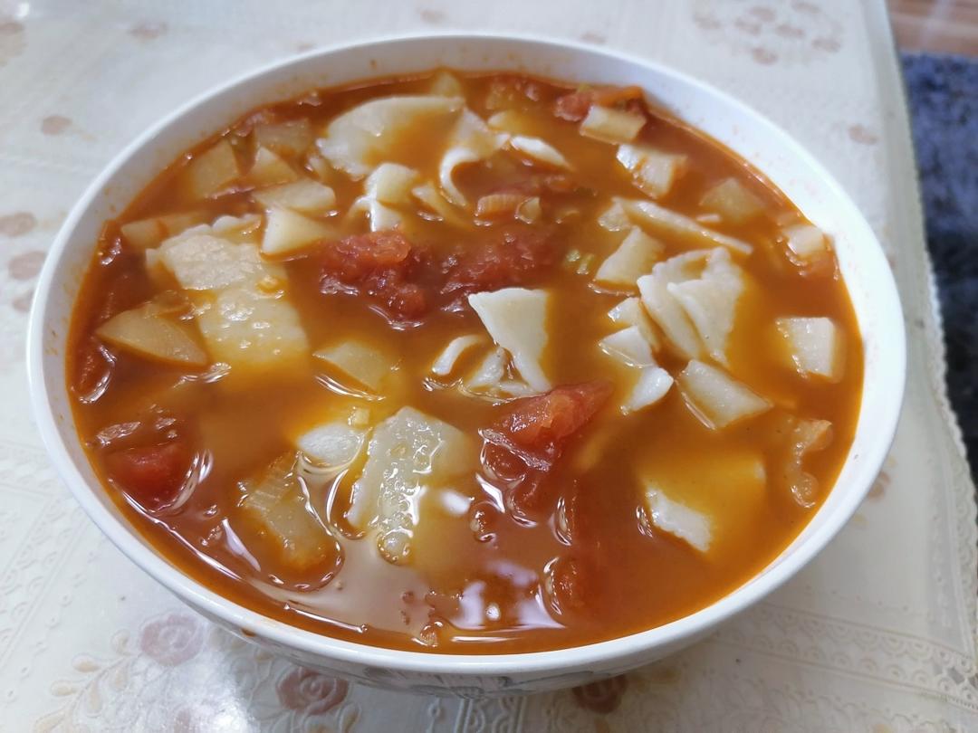 养胃西红柿土豆汤面