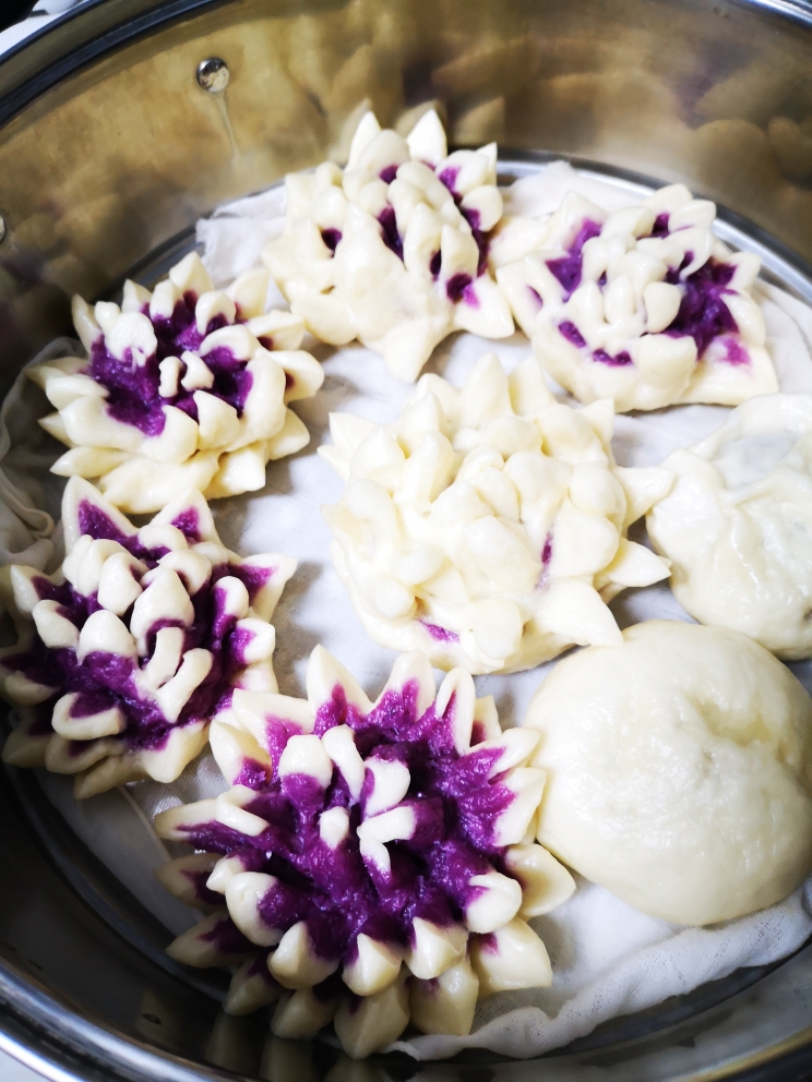 紫薯馒头的做法 步骤10