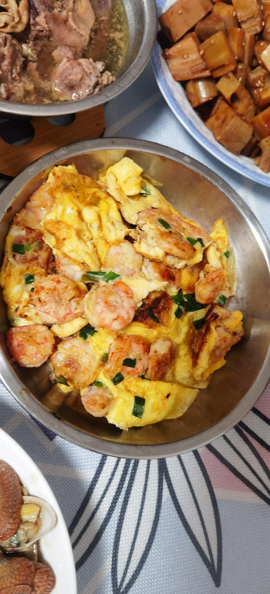 鲜香嫩滑的 虾仁滑蛋