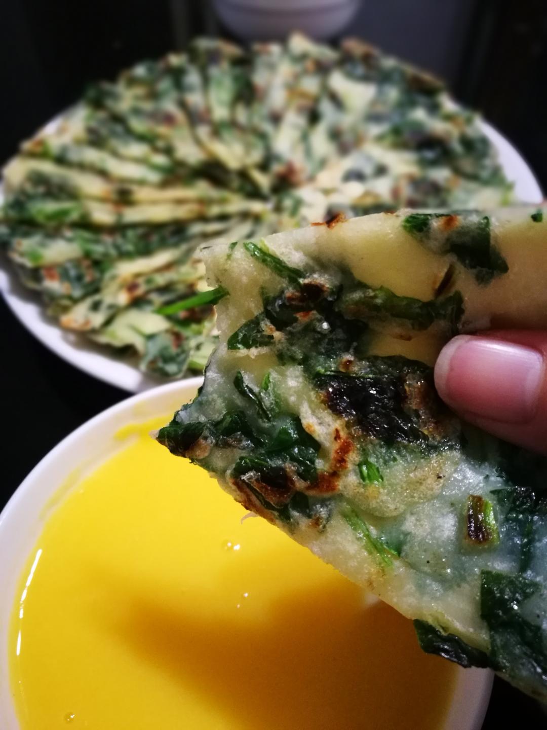 早餐菠菜饼的做法