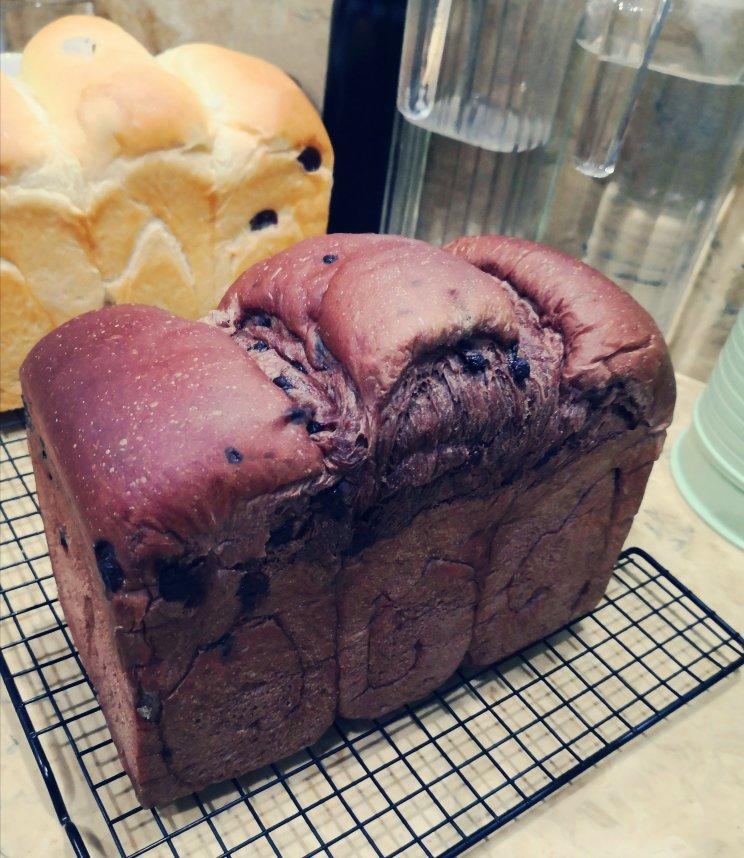 奶油巧克力吐司