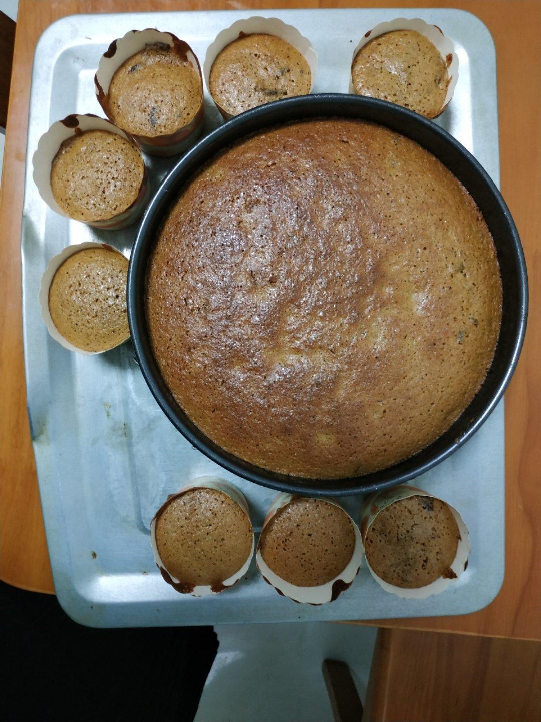 枣泥核桃蛋糕