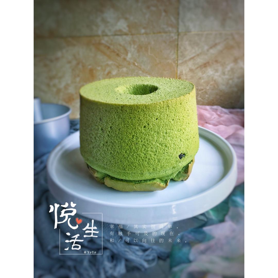 青井老师の抹茶戚风（17cm或18cm中空模）