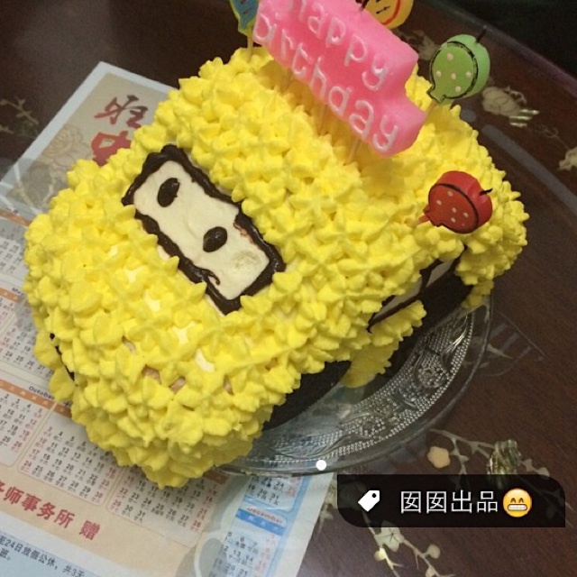 【小汽车奶油蛋糕拼装详解】
